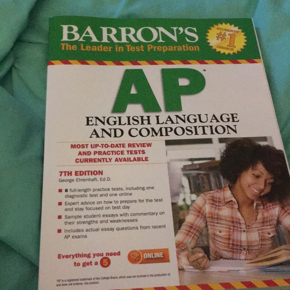 Ap language and composition test prep book